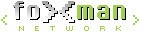 Logo de foXman network. Diseño web Tomelloso.